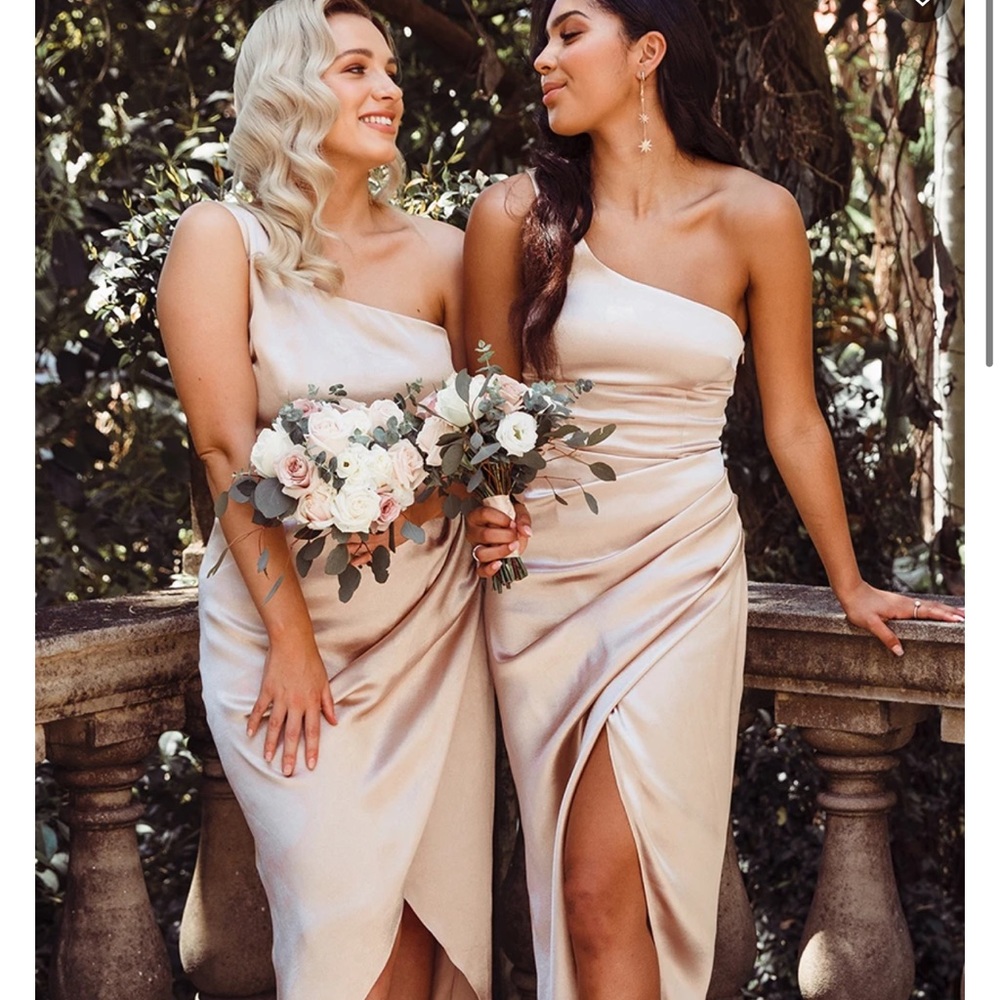 ISO - WHITE FOX | Willow Wrap Dress | Champagne